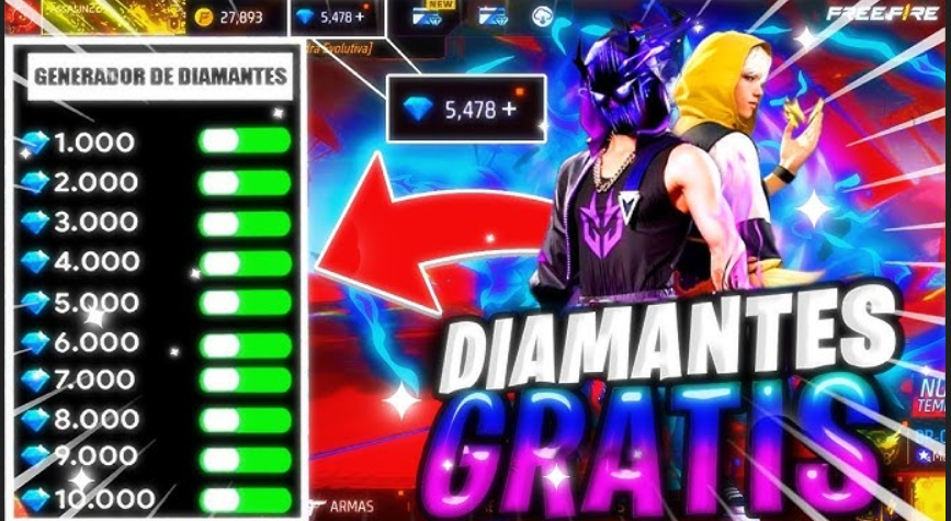 DIAMANTES GRATIS EN FREE